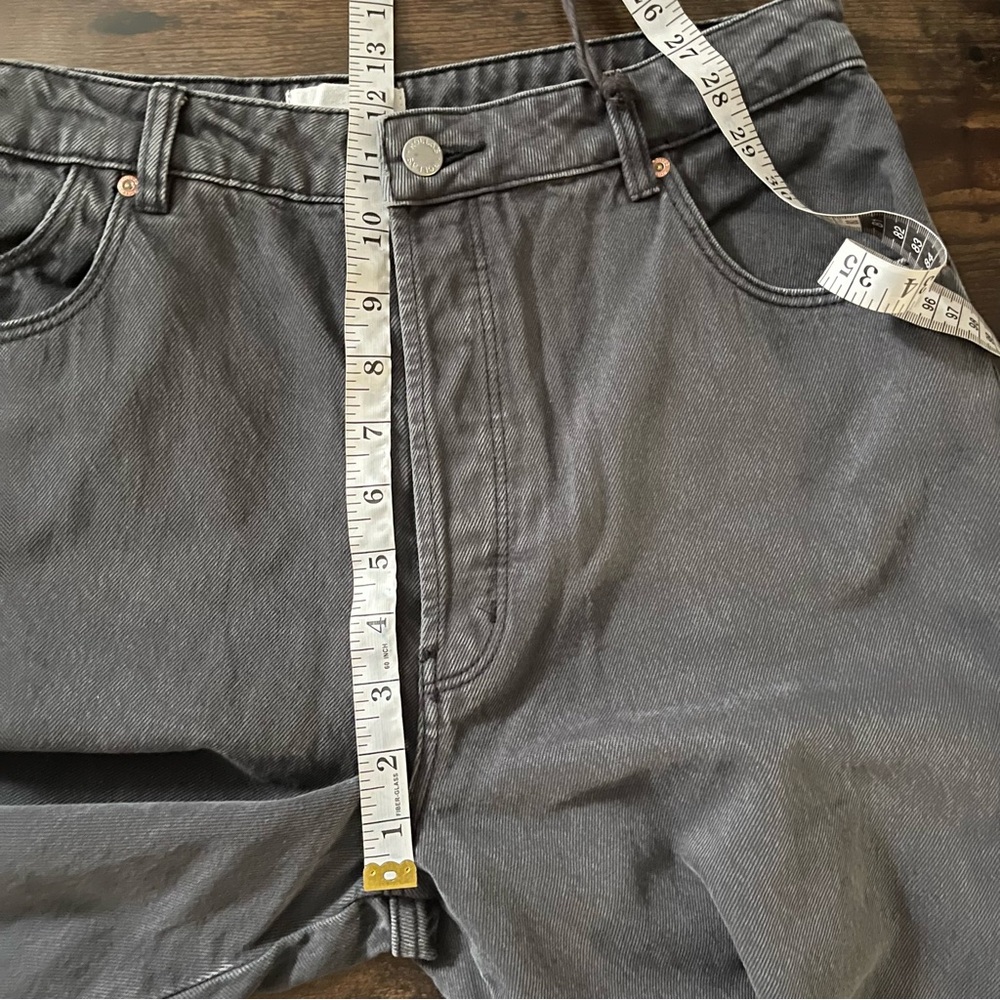 ROLLA'S Women's Straight Leg Jeans in Charcoal Gray - Picture 15 of 16